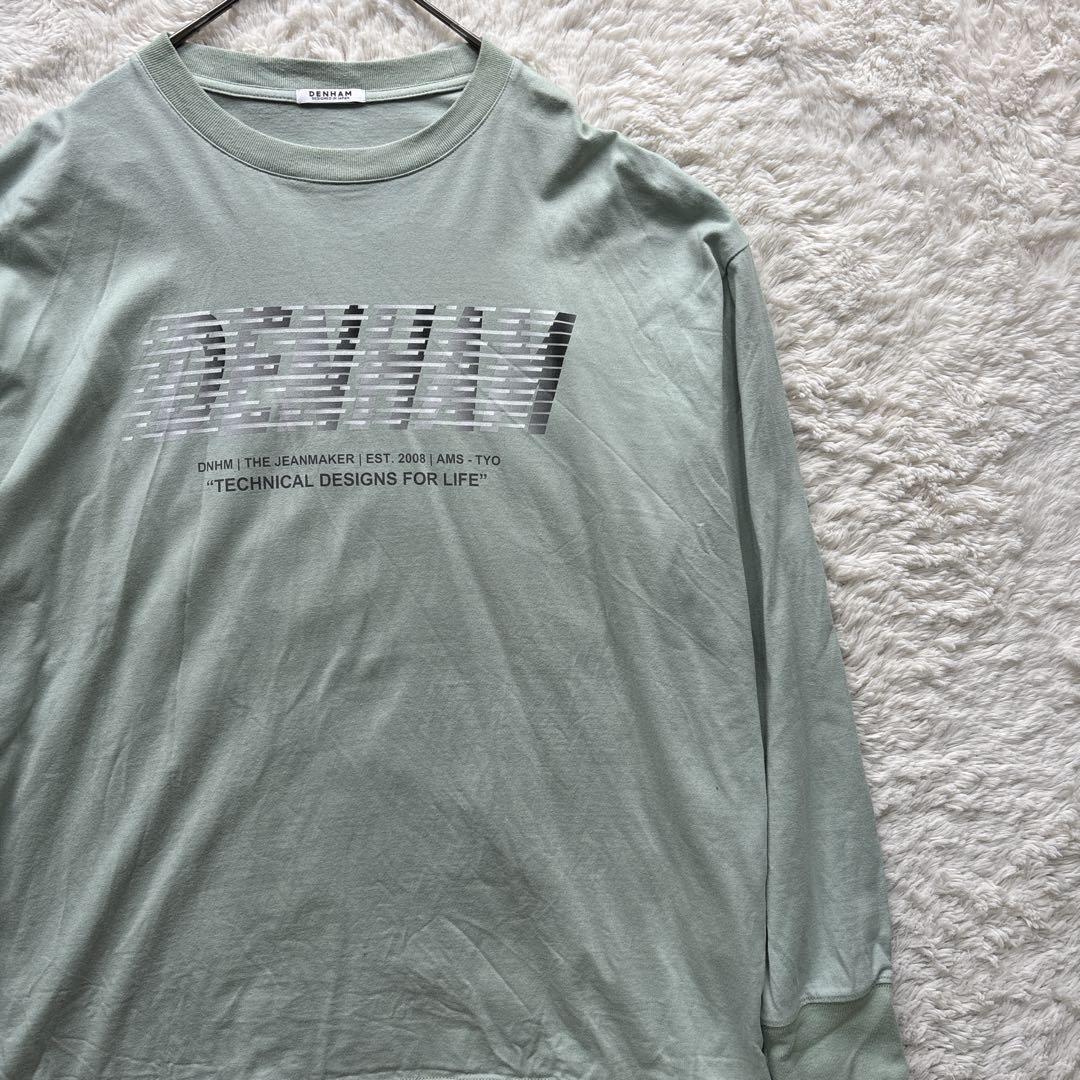 ✨美品✨ DENHAM デンハム　ロンT エメラルドグリーン