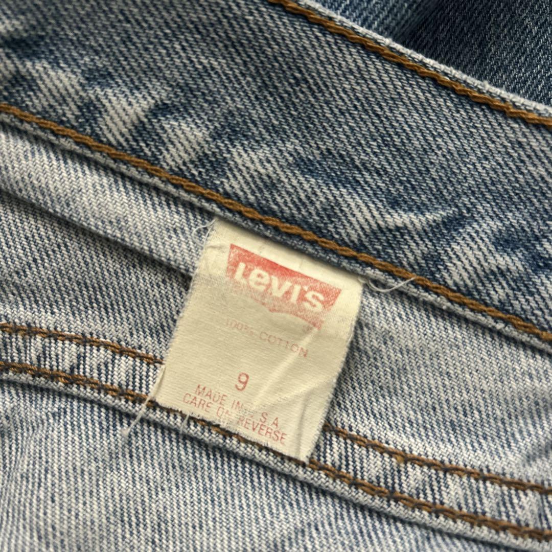 アメリカ製 Levi’s リーバイス 17505 ハイライズテーパードデニム9 アメリカ製 Levi's リーバイス 17505 ハイライズテーパード