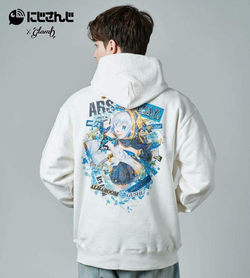 アメージングタイランド・グランドセール にじさんじ×glamb フーディー(アクリル 【アルスアルマル Tシャツ・アパレル