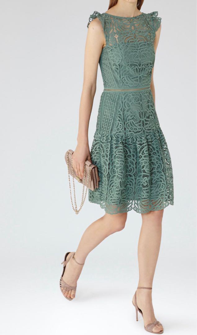 Reiss リース Herrera 総レースワンピース　英国キャサリン妃