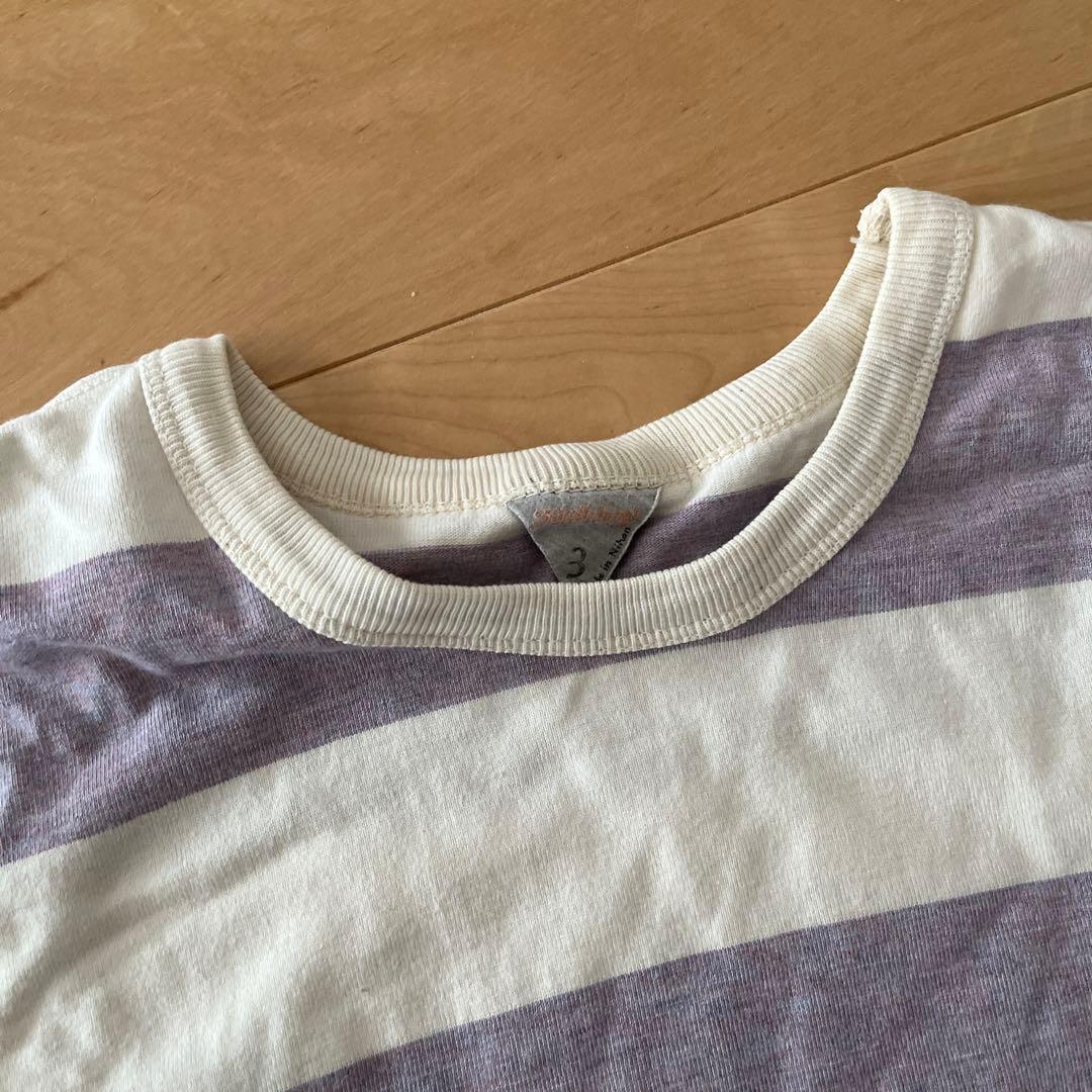 フィルメランジェ ANSEL 太ボーダー ロンT 長袖Tシャツ カットソー size 5 白×黒 filmelange ボーダーの通販