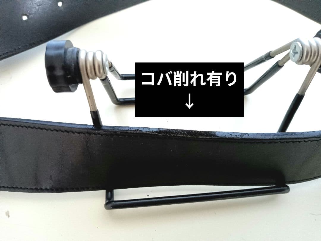 【GG】GUCCI　グッチ　レザーベルト　革ベルト　ブラック【デカロゴ】