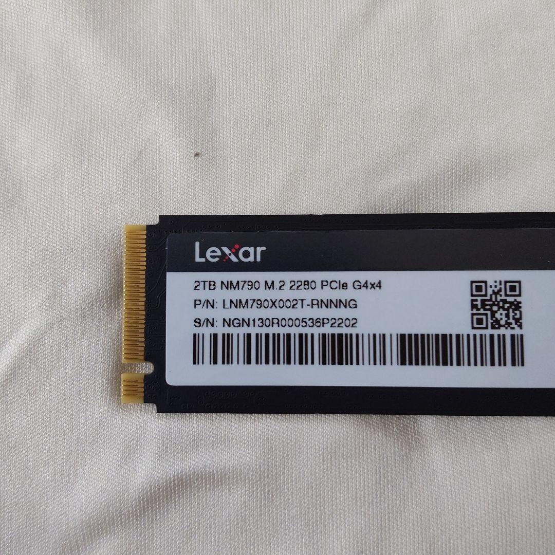 内蔵型SSD Lexar SSD 7400MB/s Gen4x4 M.2 NVMe 2280