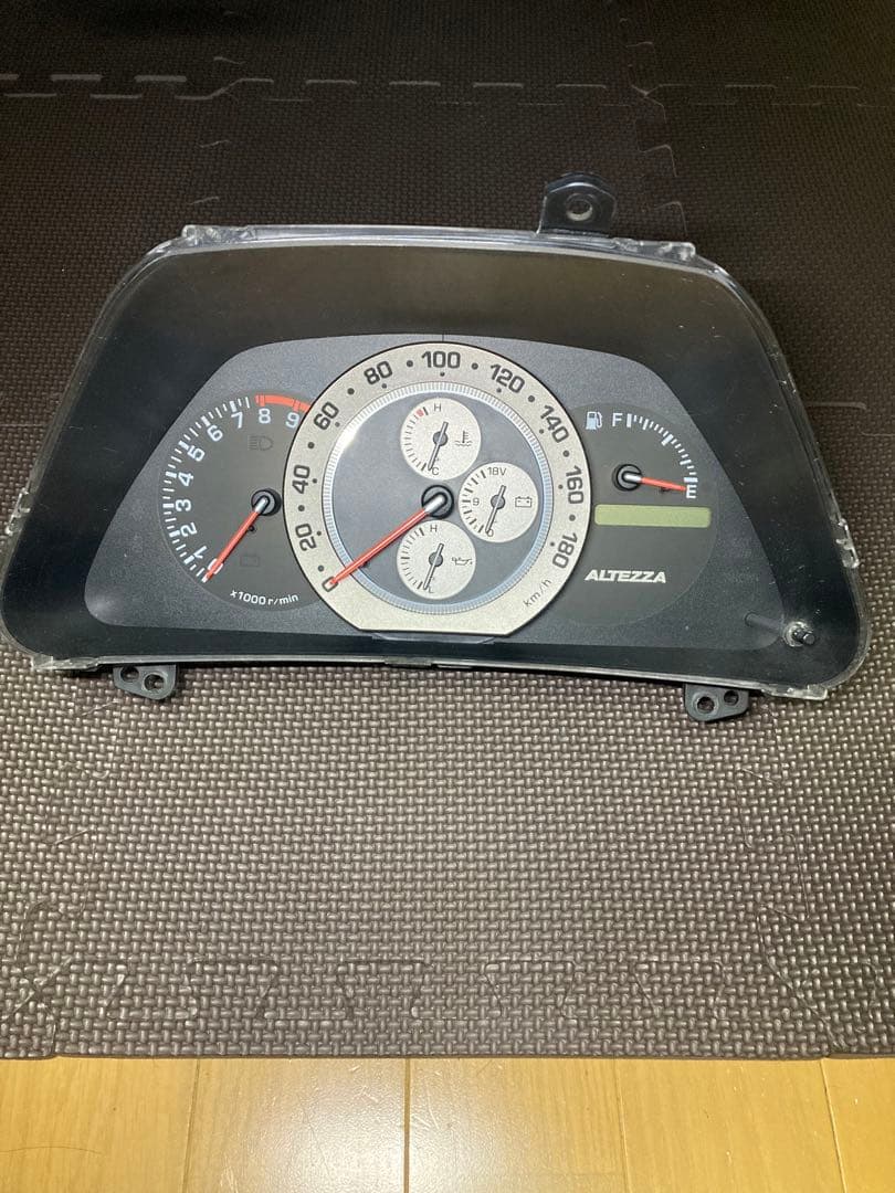 アルテッツァ　純正メーター　スピードメーター　前期　マニュアル