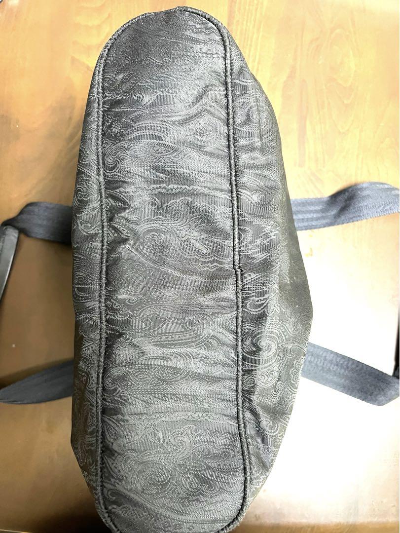 【美品】ETRO エトロ　総柄　A4収納　ペイズリー　ブラック　トートバッグ