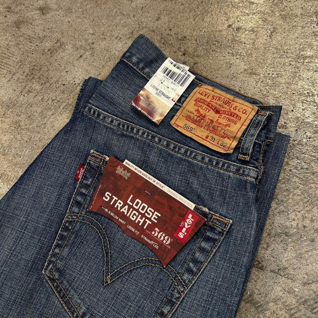 デッドストック Levi's 569 リーバイス デニム パンツ 31x32