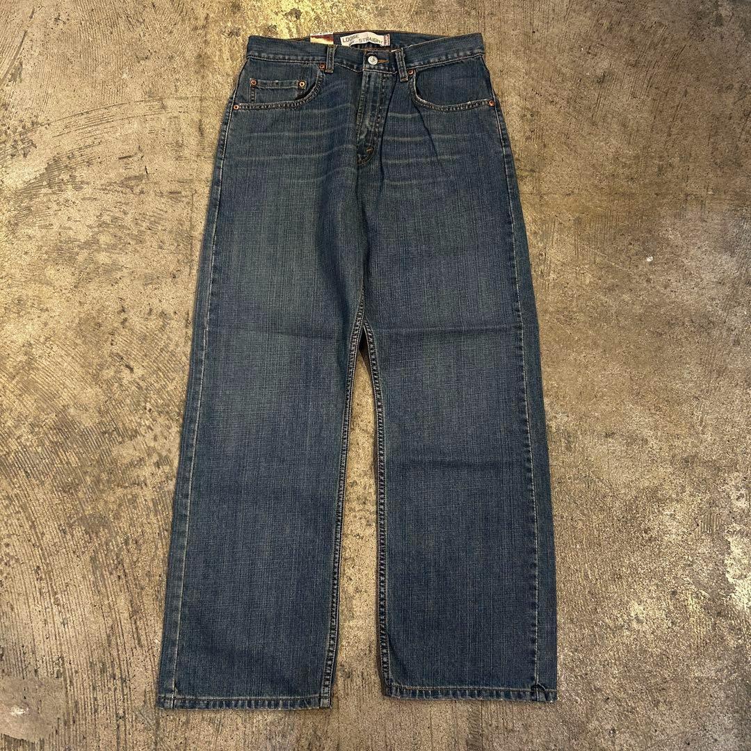 デッドストック Levi's 569 リーバイス デニム パンツ 黒 31x32 デッドストック Levi's 569 リーバイス デニム パンツ 31x32