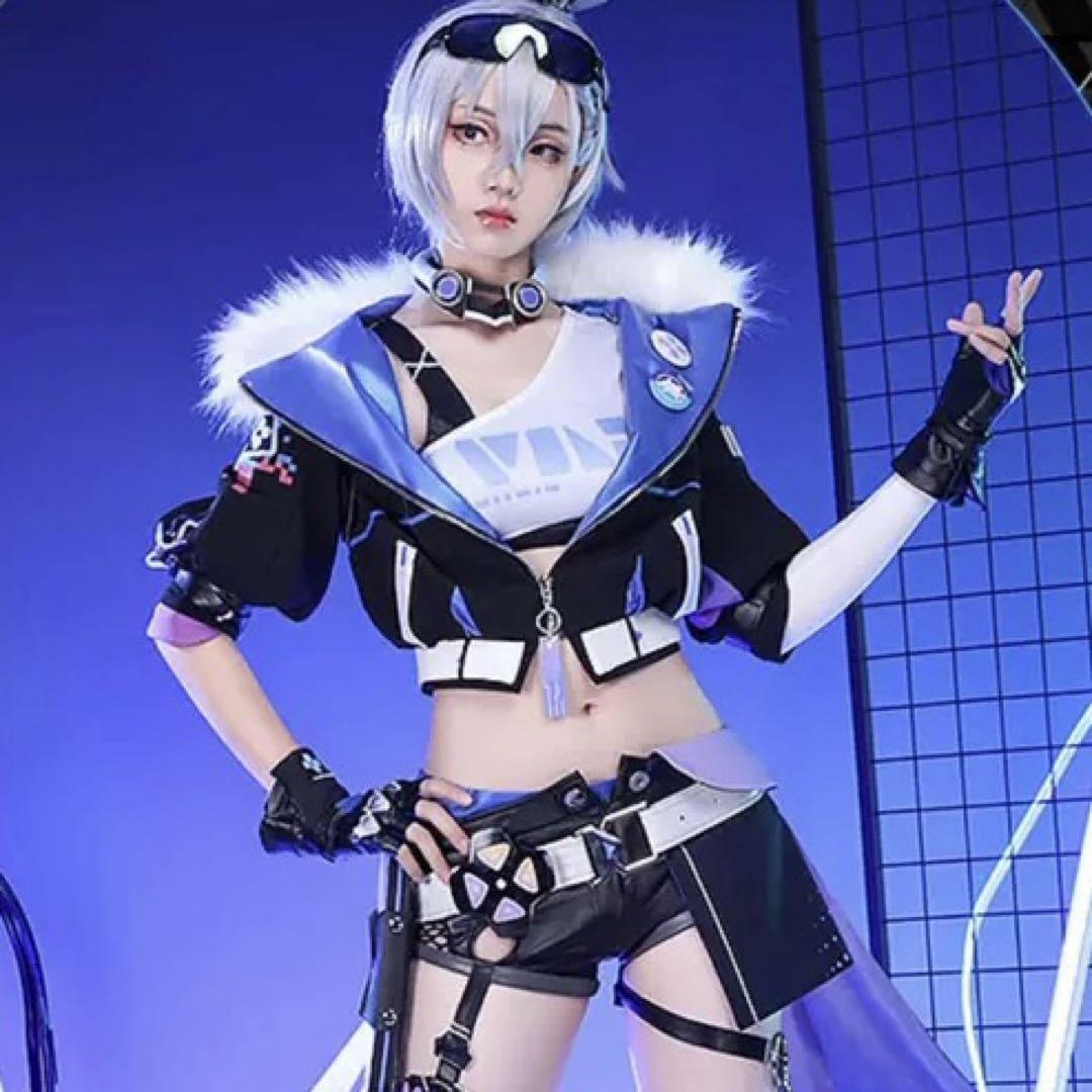 崩壊スターレイル 銀狼 コスプレ 衣装 靴 ウィッグ 画像9