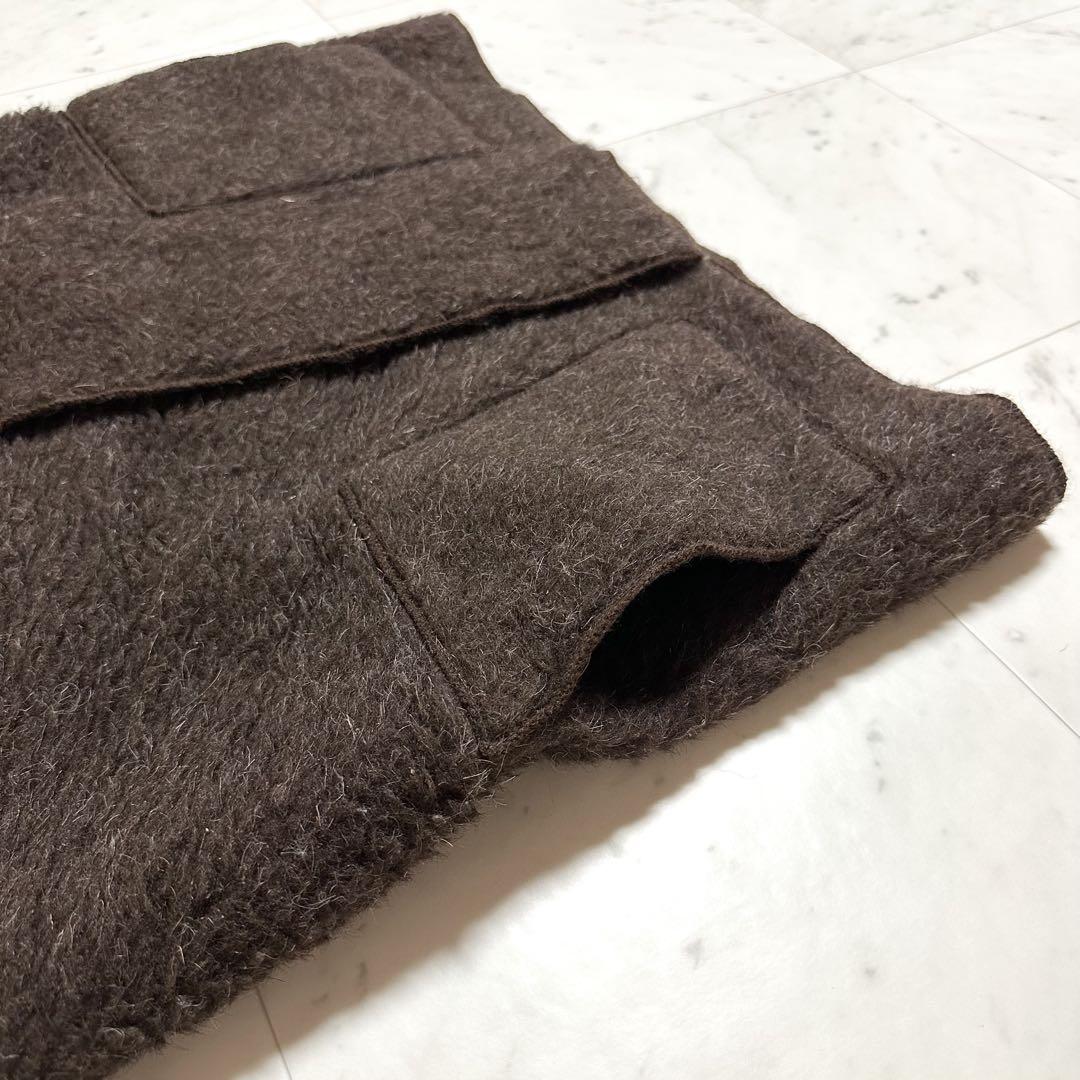 数量限定価格!! COLDBREAKER 美品 ポンチョ S〜M相当 ブラウン ウール100% ジャケット・アウター