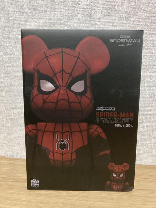 【保障できる】 SUITムビチケ付き UPGRADED SPIDER-MAN BE@RBRICK - 洋画