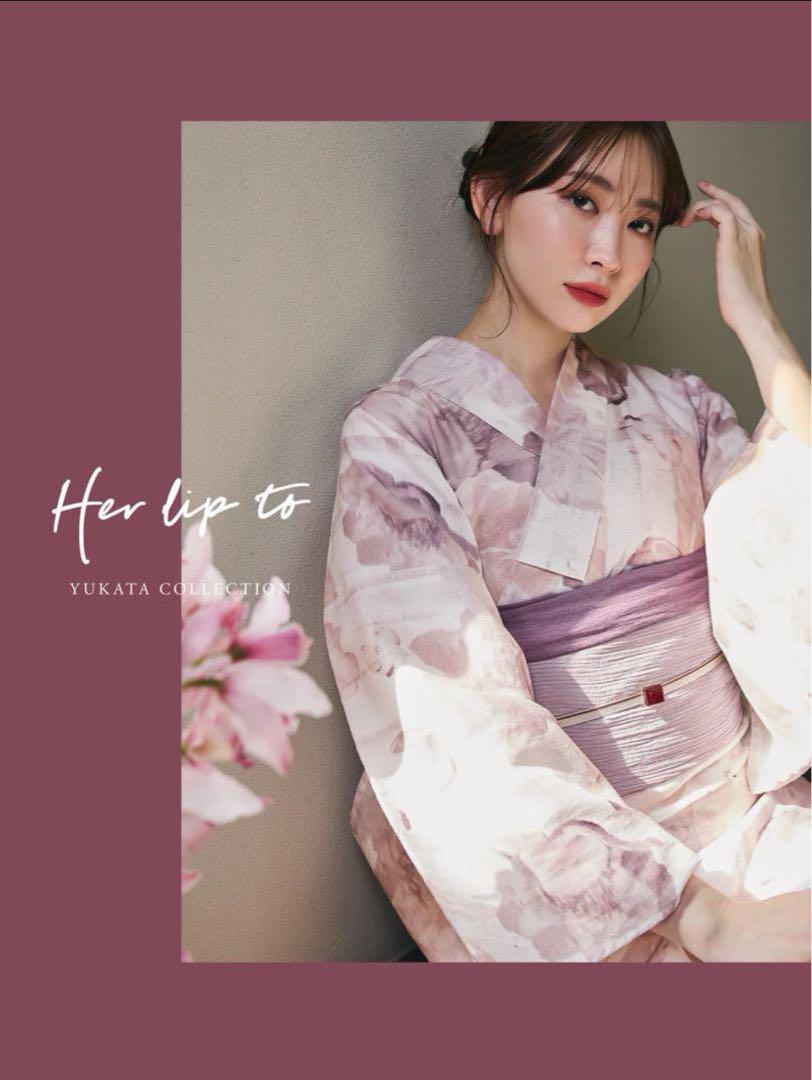 Her lip to 浴衣 suisaibana rose ハーリップトゥ 浴衣