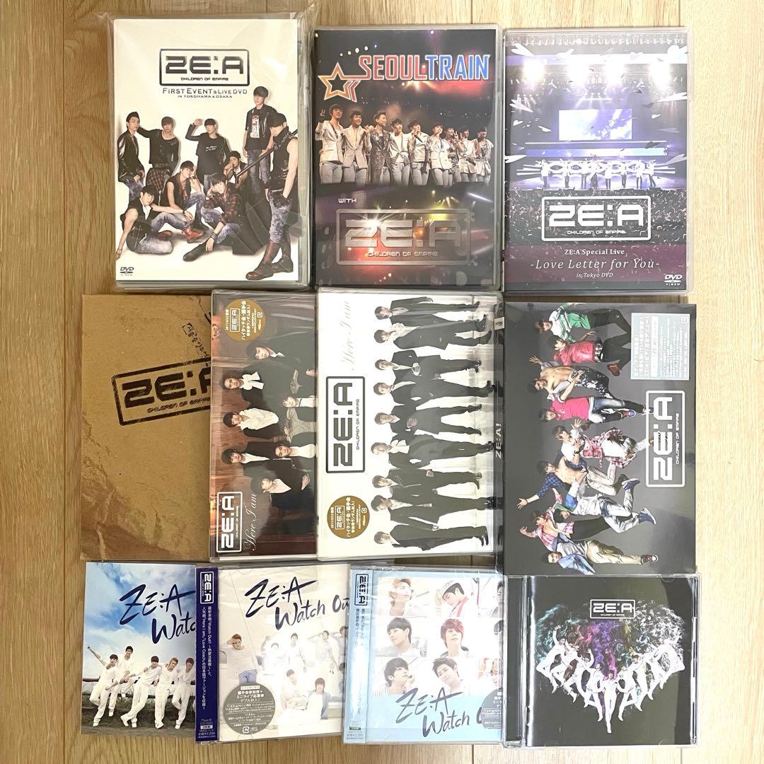 レア】ZE:A（ゼア） 初回限定盤含むCD・DVD 計11点＋特典フォトカード