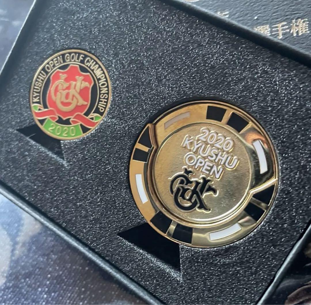 【非売品】九州オープンゴルフ選手権カートバッグ・グローブホルダー・マーカー 3点