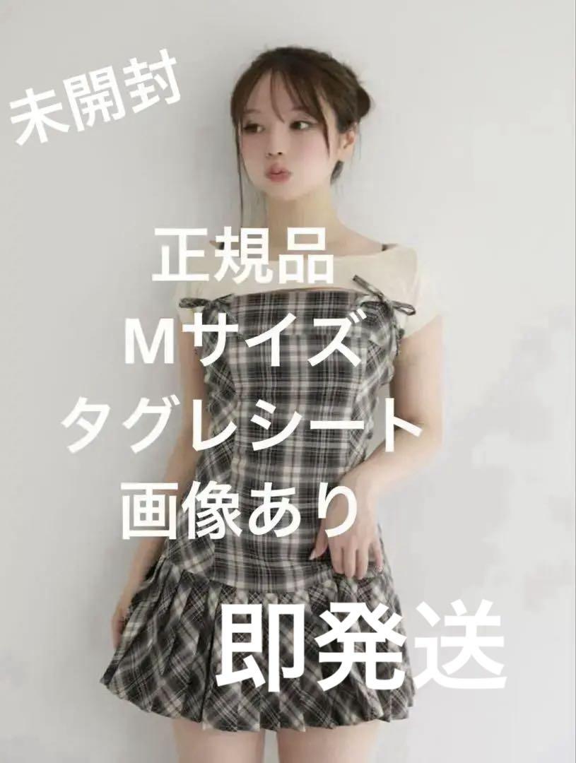 あ*よ様 【新品/M】andmary Karen check mini dres