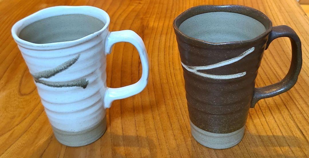 美濃焼き 陶器製ビールジョッキ さなえ窯 ２個セット ビアマグ