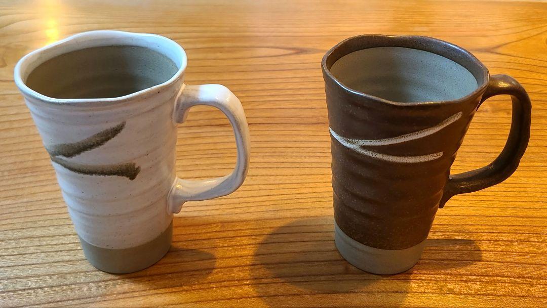 美濃焼き 陶器製ビールジョッキ さなえ窯 ２個セット ビアマグ