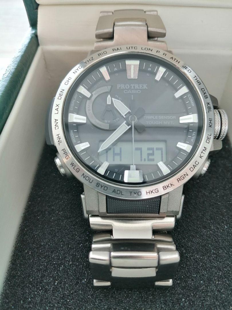 CASIO　プロトレック　PRW-60T -7AJF　TITANモデル