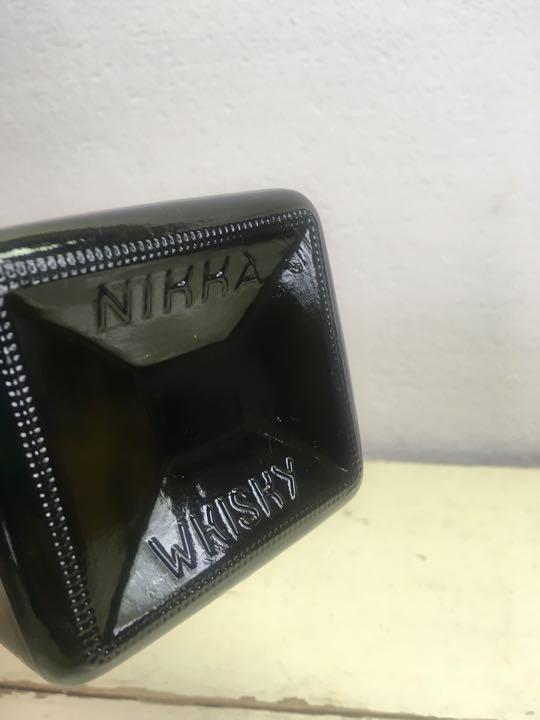 ニッカBLACK　2個セット　ウイスキー　照明ボトル　ライト　レトロ