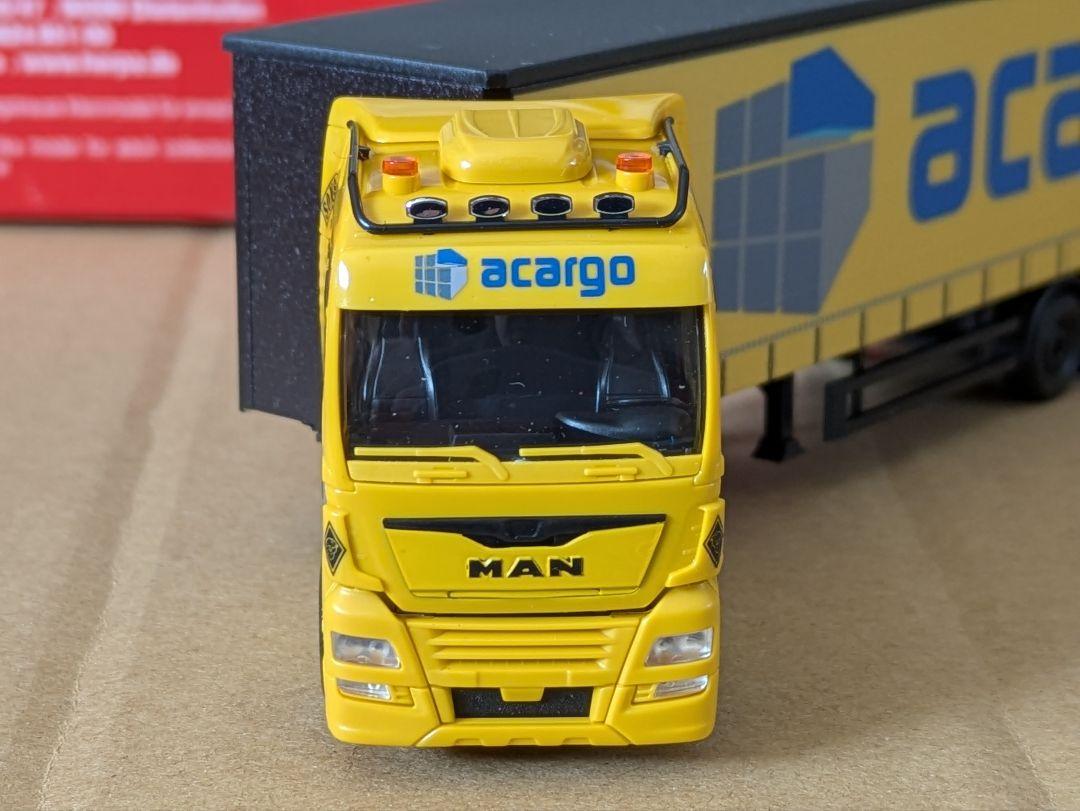 専用 1/87 herpa MAN TGX acargo + DAF XG+