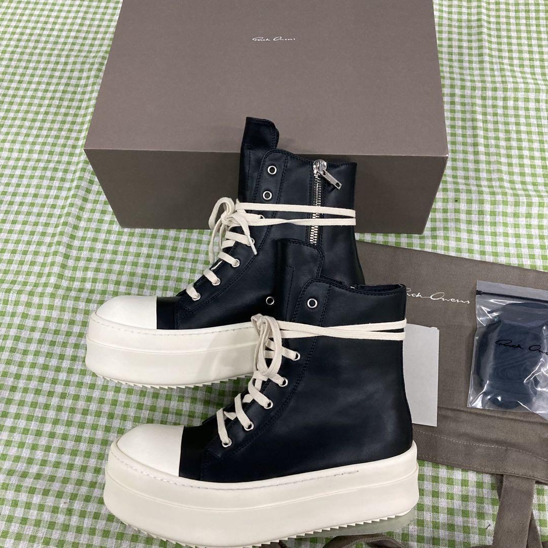 RICK OWENS MEGA BUMPER レザー スニーカー