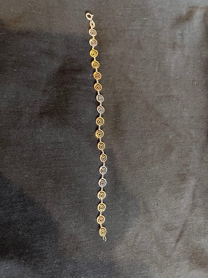 k18 渦巻き模様 3種のゴールドブレスレット・鑑定済み - アクセサリー