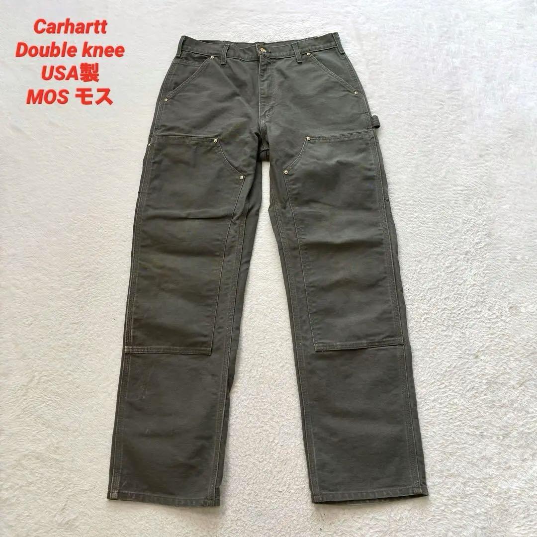 【USA製】Carhartt Double knee MOS 32×32
