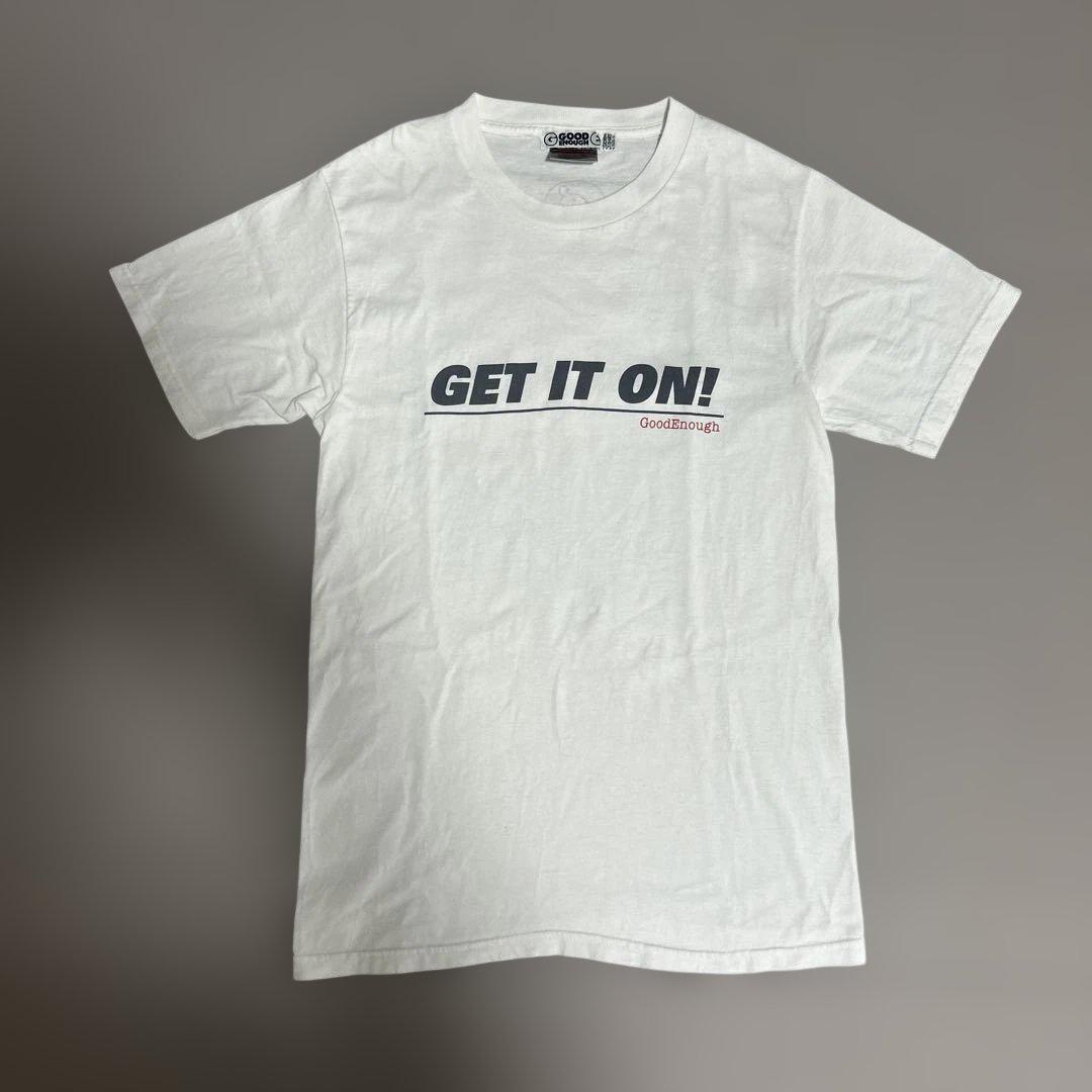 ✔️90s GOOD ENOUGH Sグッドイナフ Tシャツ GET IT ON ✔️90s GOOD ENOUGH Sグッドイナフ Tシャツ GET IT ON - メルカリ