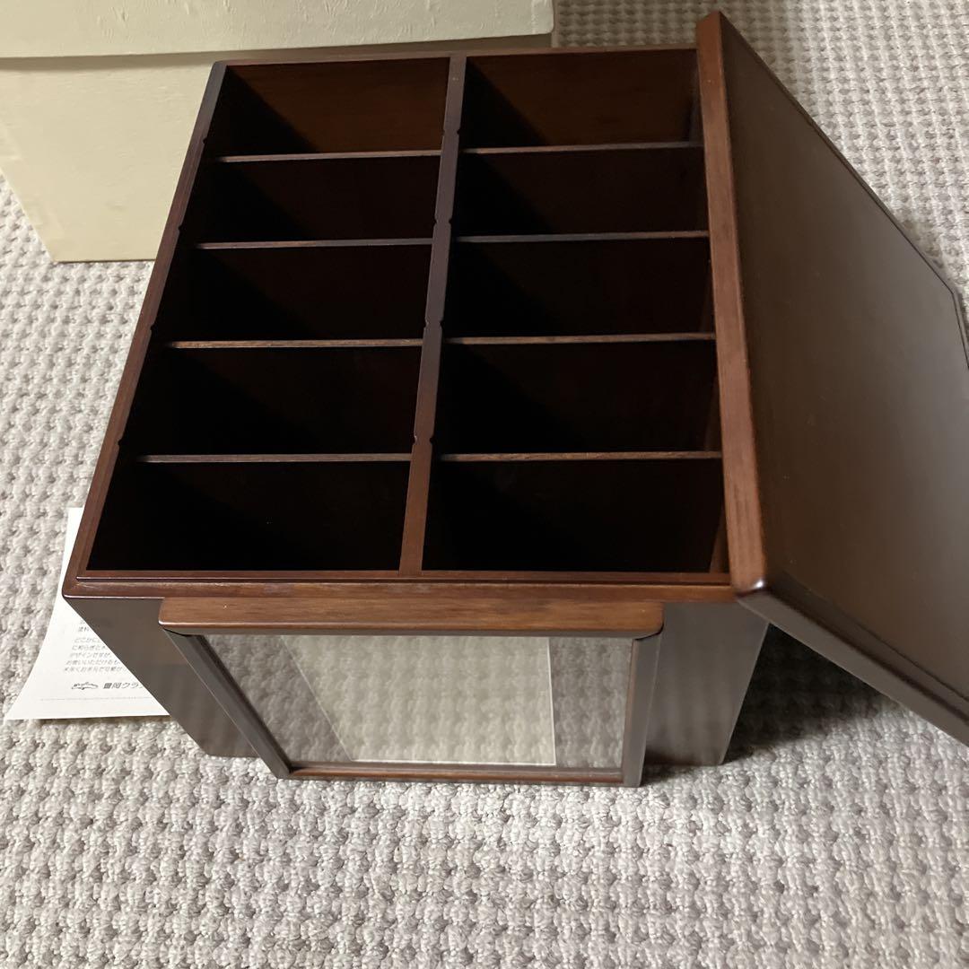 フレーム付き木製収納ボックス 10区画　豊岡クラフト