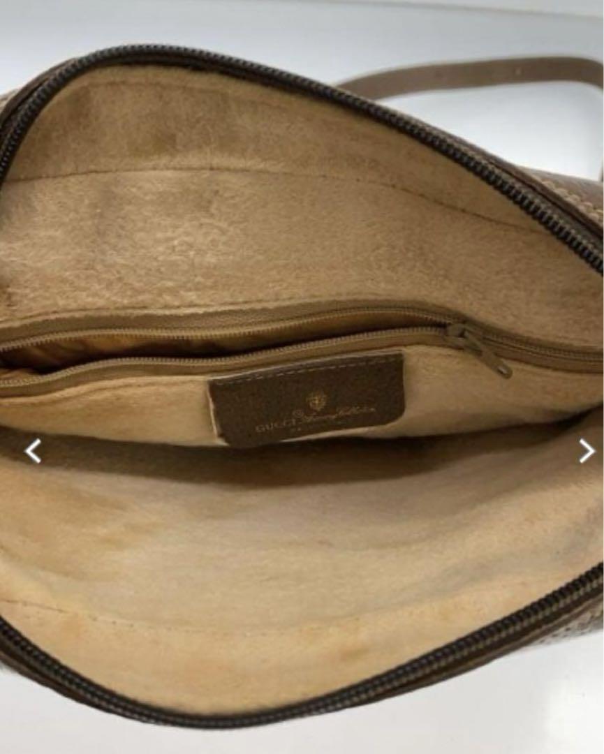 GUCCI グッチ　ショルダーバッグ　オールド GG柄 インターロッキン