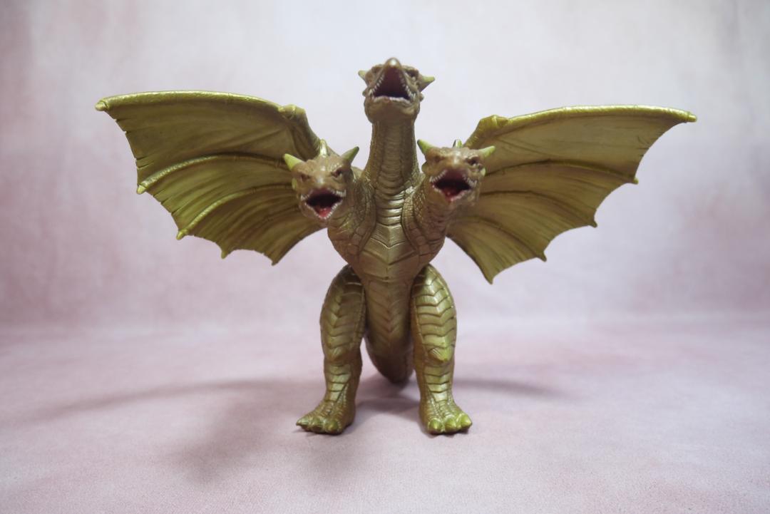 超人気ブティック ムービーモンスターシリーズ 白亜紀型キングギドラ 1998 ソフビ 特撮