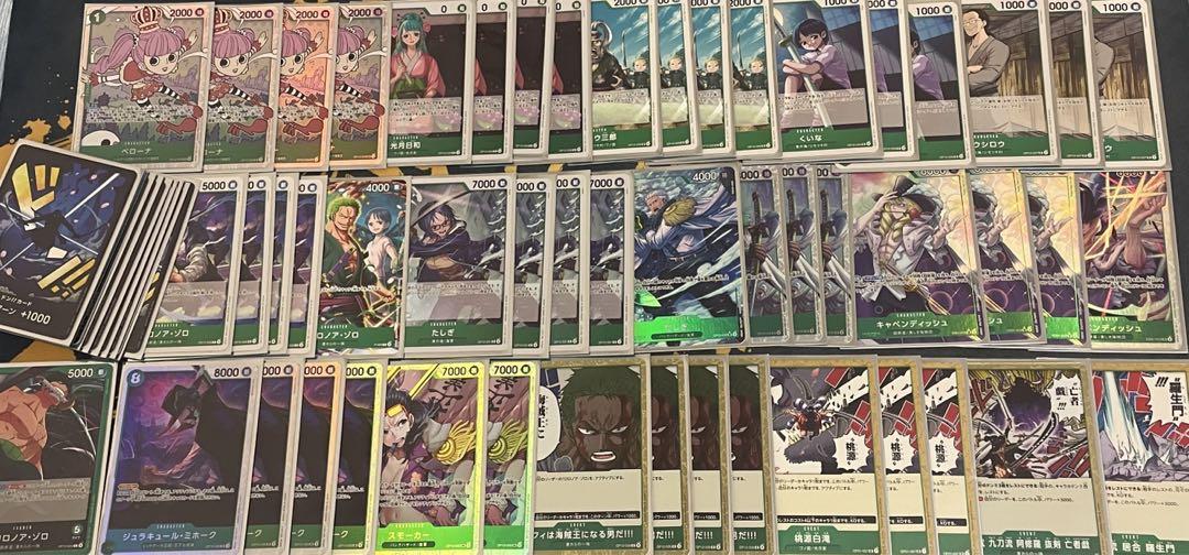 緑ゾロ　デッキ　ワンピースカード　優勝デッキ　レアリティ高めあり