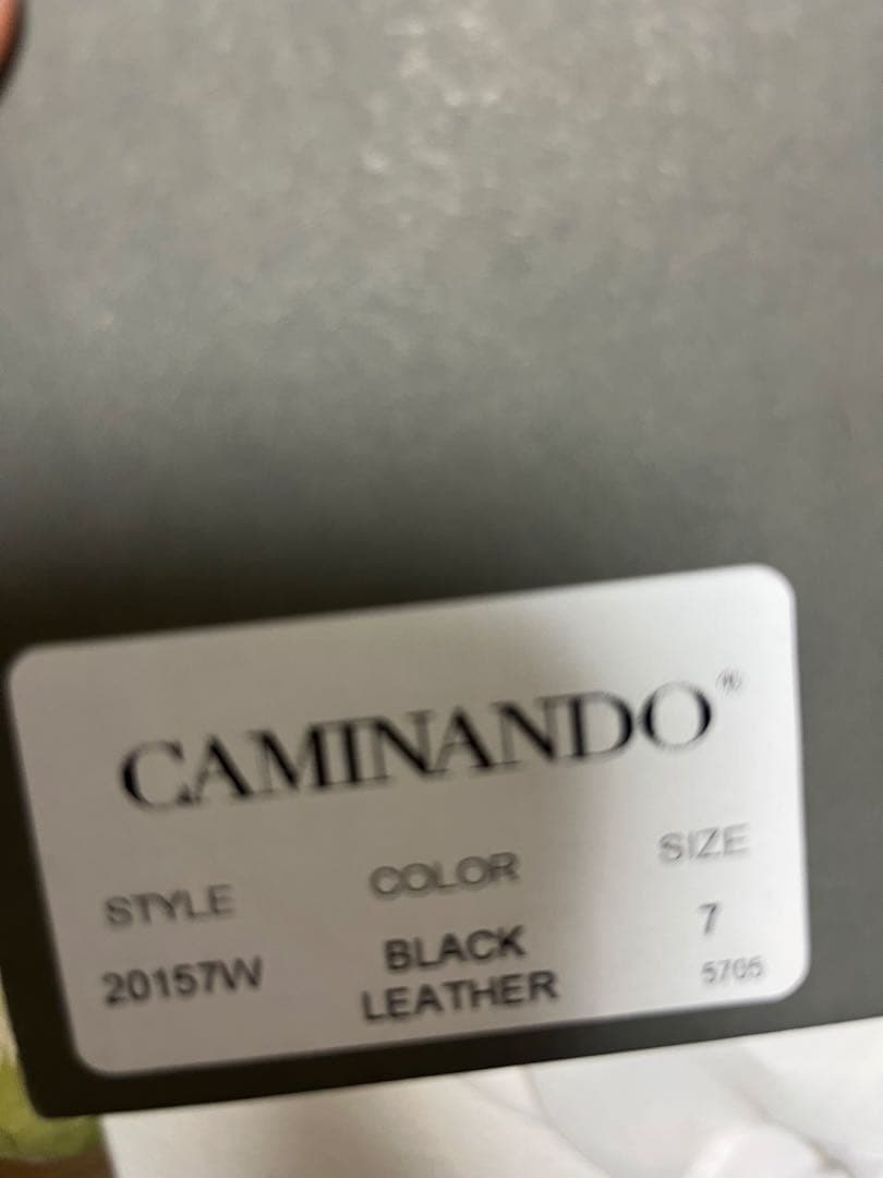 CAMINANDO ドゥーズィエムクラス別注サイドゴアブーツ ブラックレザー 7