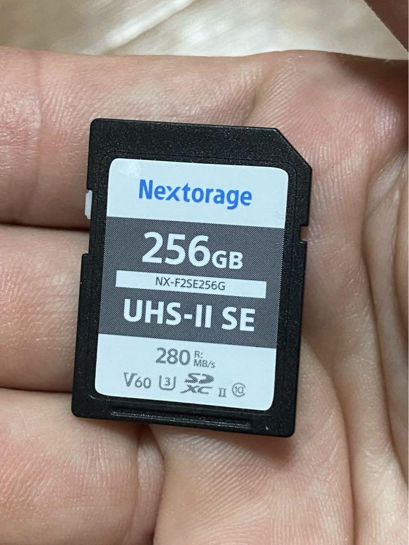 Nextorage 256GB 280mb UHS-II SE SDカード