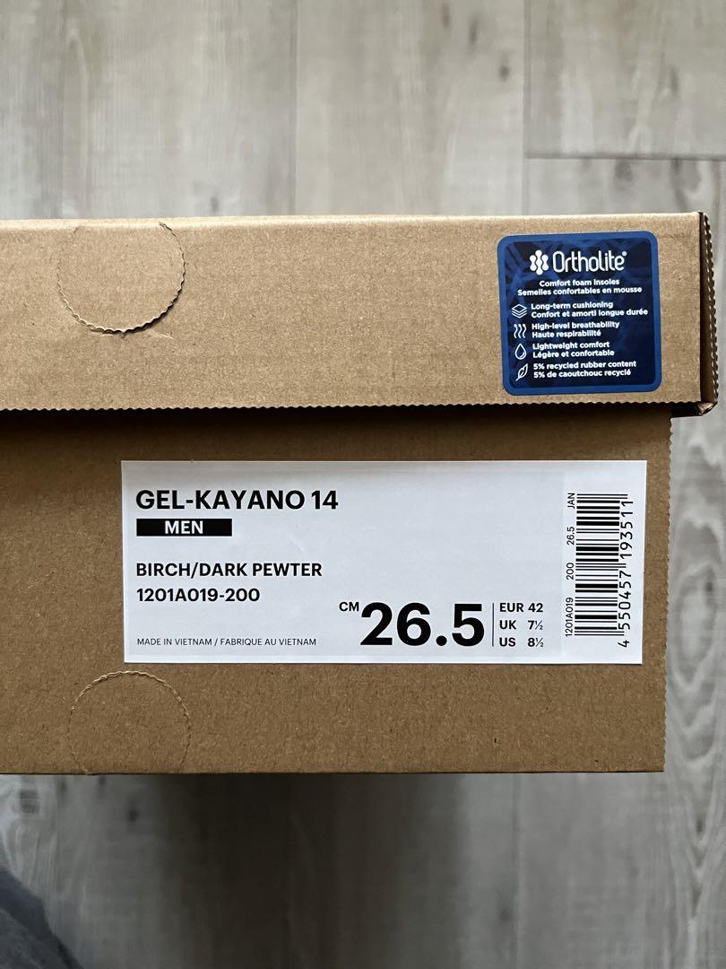 Asics Gel-Kayano 14  Birch/Dark Pewter