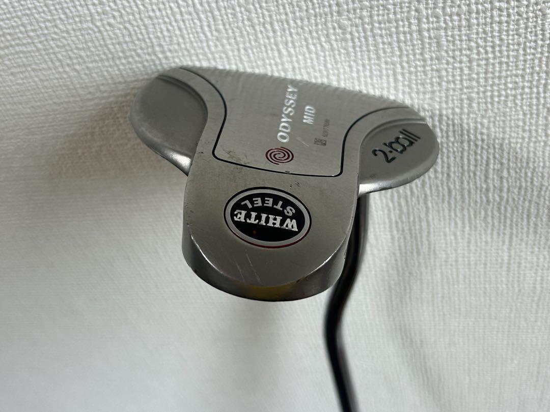 最も完璧な WHITE ODYSSEY STEEL 右41インチ MID 2BALL クラブ