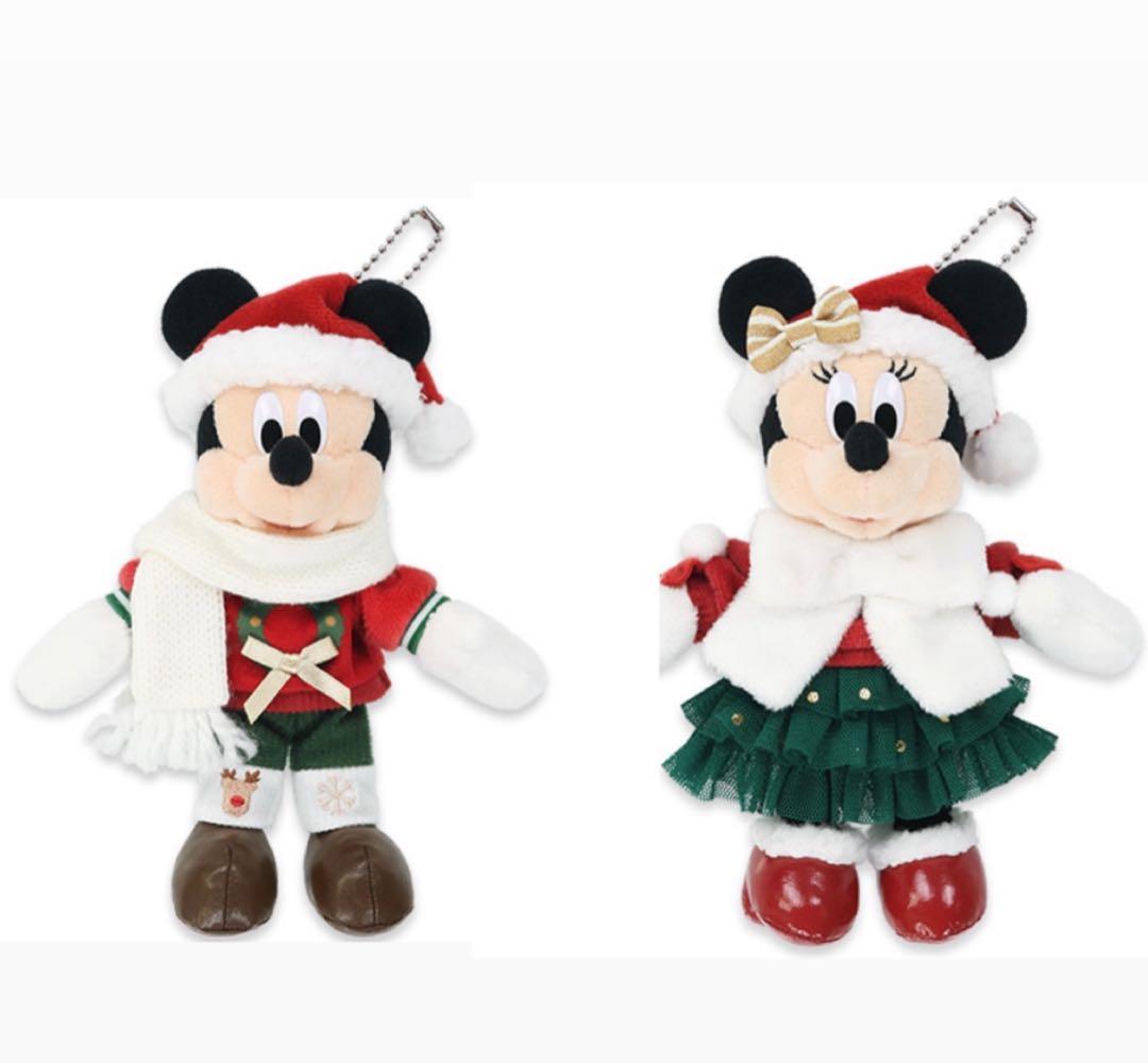 ミッキー ミニー ぬいば ぬいぐるみバッジ クリスマス 11 10発売
