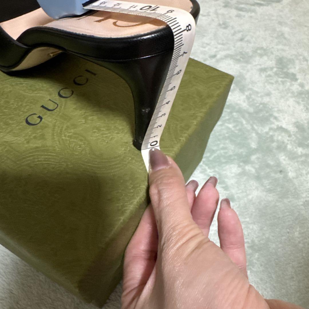 GUCCI ブラック レザー ミュール GUCCI ブラック レザー ミュール - メルカリ