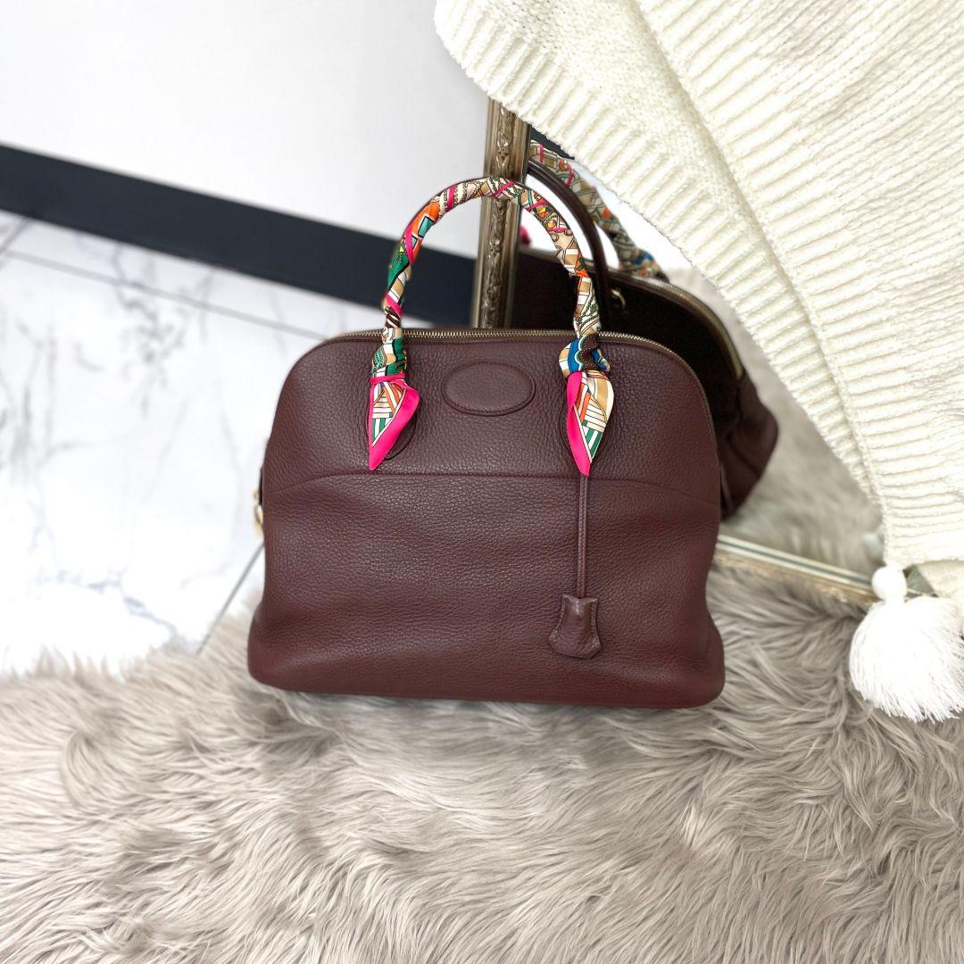 HERMES エルメス ボリード35 トリヨンクレマンス ブラウン HERMES エルメス ボリード35 トリヨンクレマンス ブラウン