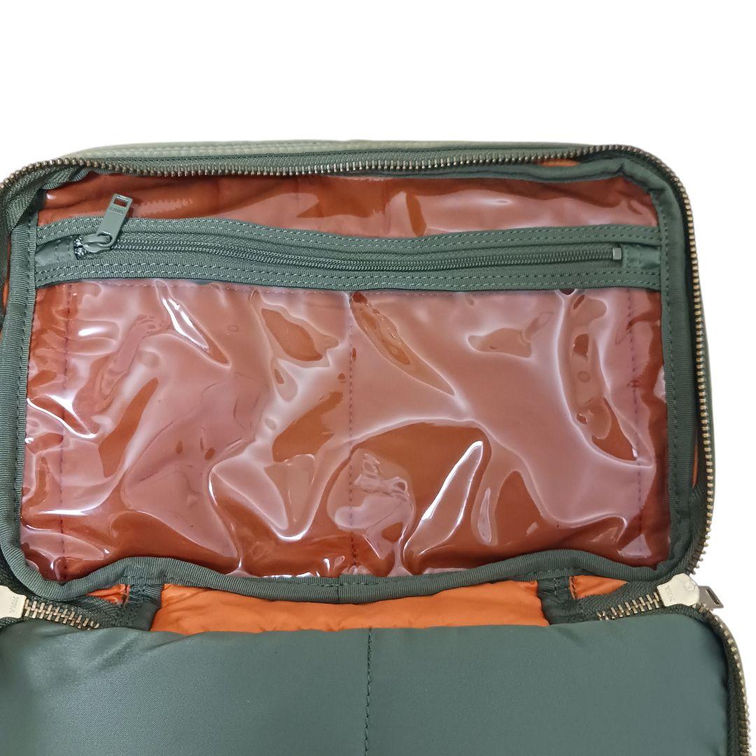 PORTER タンカー ショルダーバッグ　セージグリーン　2層式 S 新型 玉虫