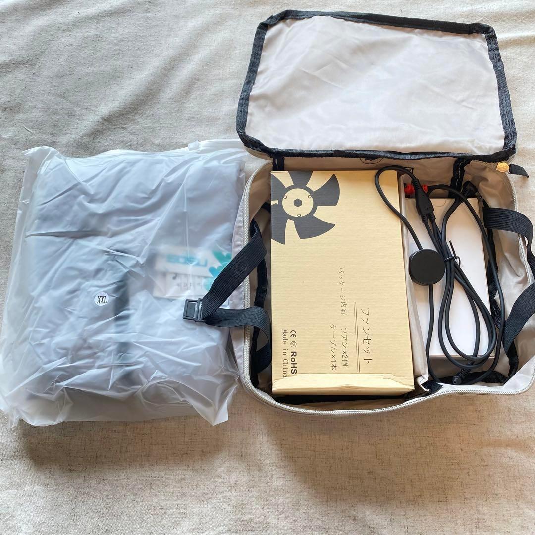 即納！フルセット 40000mah 2XL バッテリー 空調服ファン付 作業服