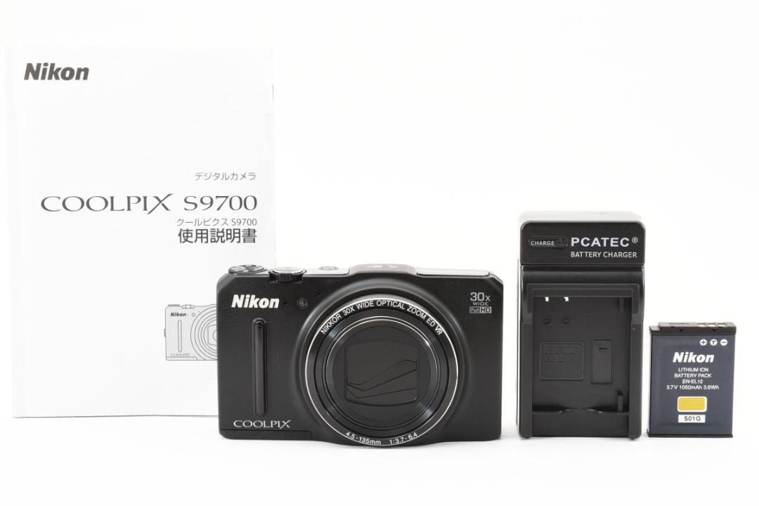【美品】Nikon COOLPIX S9700 動作確認済 完動品】Nikon COOLPIX S9700動作確認済み スマホ転送可