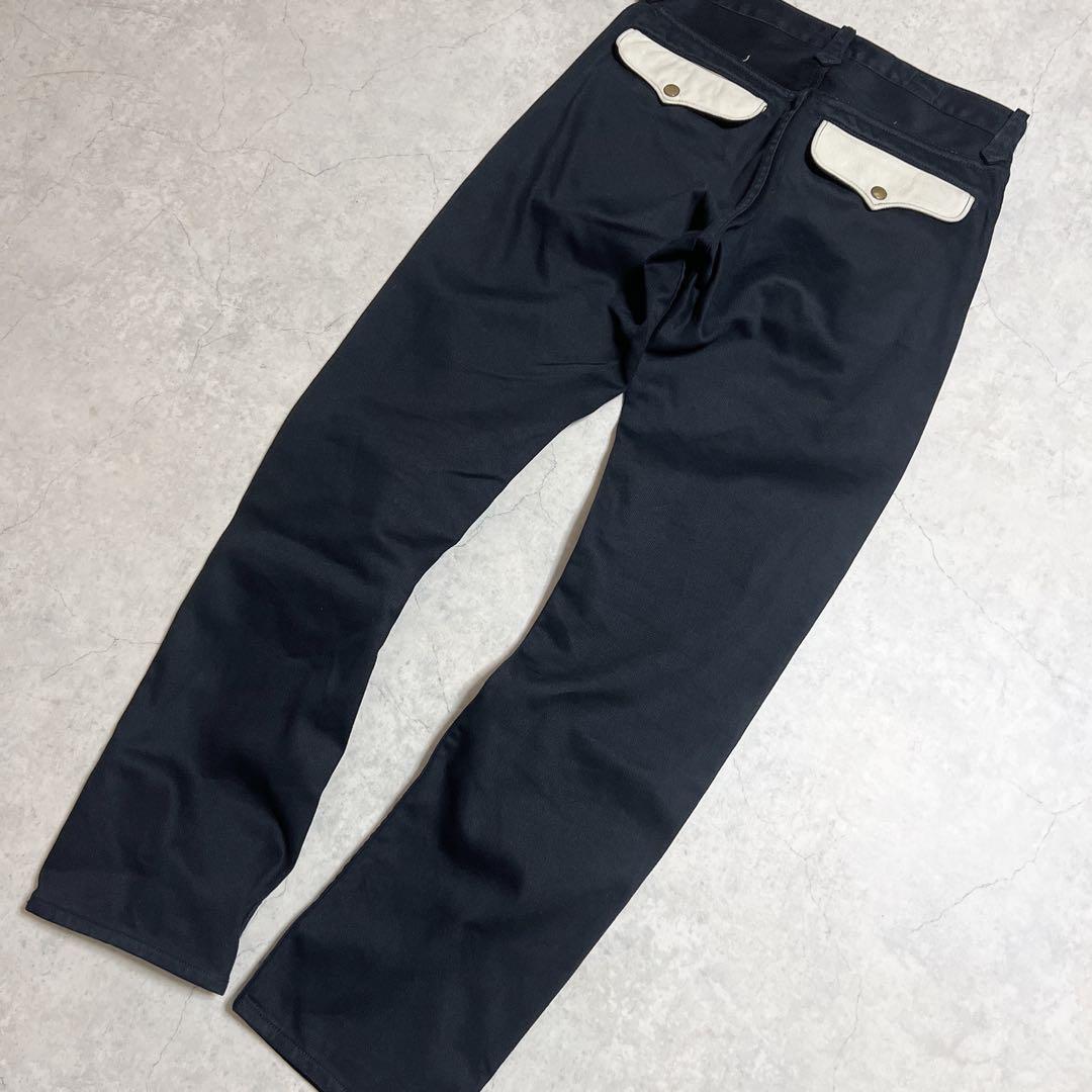 WEST RIDE WR1109 31 Leather×Cotton Pants