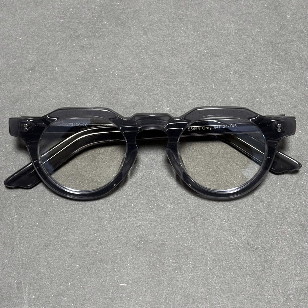 クラウンパント レスカ ギュパール フレンチヴィンテージ Gray 眼鏡