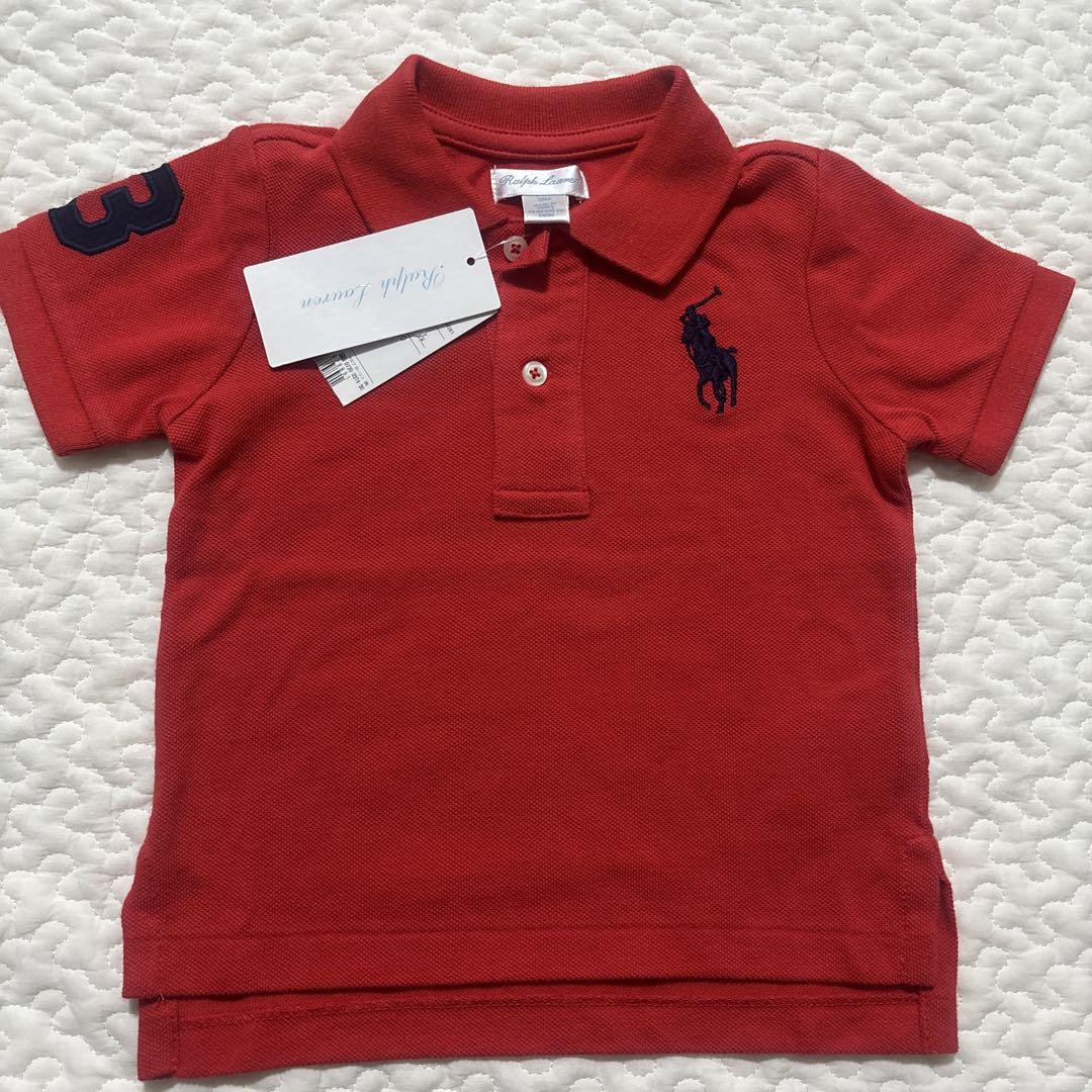 Ralph Lauren 赤 ポロシャツ M 新品タグ付き 新品タグ付き Ralph Lauren 赤 ポロシャツ 12M - メルカリ