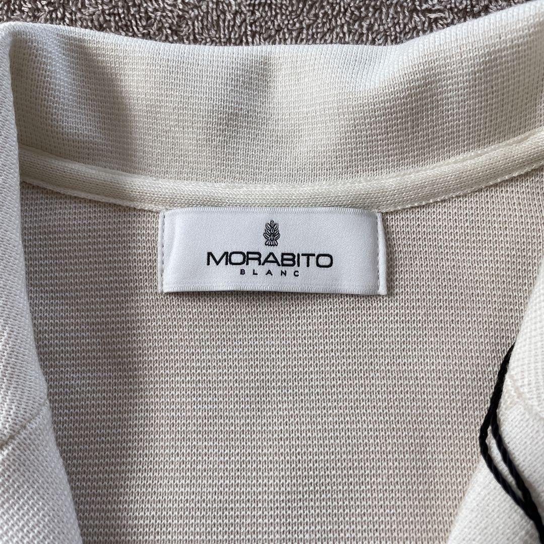 【美品】MORABITO　モラビト　ノーカラージャケット 新品未使用】モラビト ジャケット