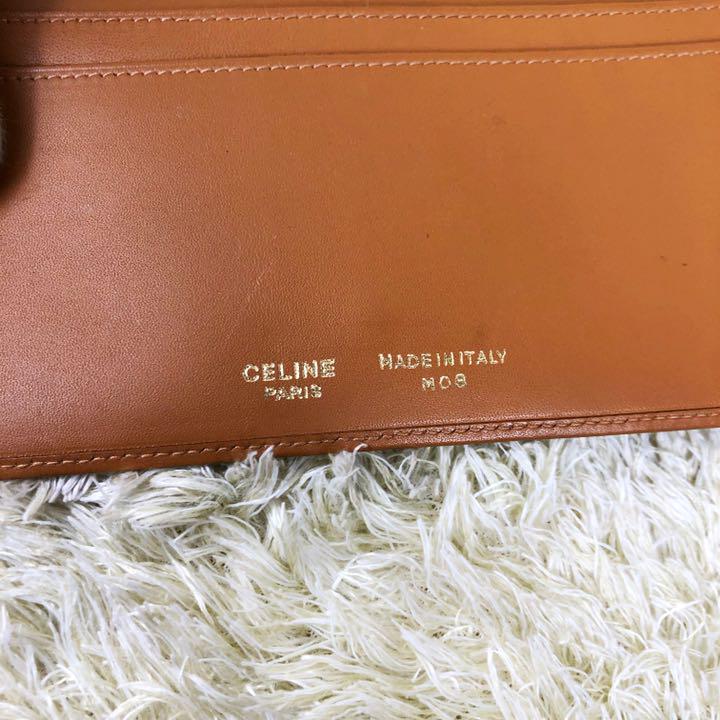人気超特価 美品✨セリーヌ トリオンフ PVC 総柄 lhuHZ-m68200766635 長財布 がま口 マカダム柄 新作日本製