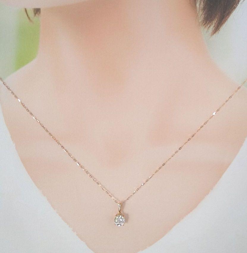 格安人気 合成モアッサナイト 0.9ct k18 日本製 メレはダイヤモンド l0N2z-m68201515800 ペンダント 驚きの破格値