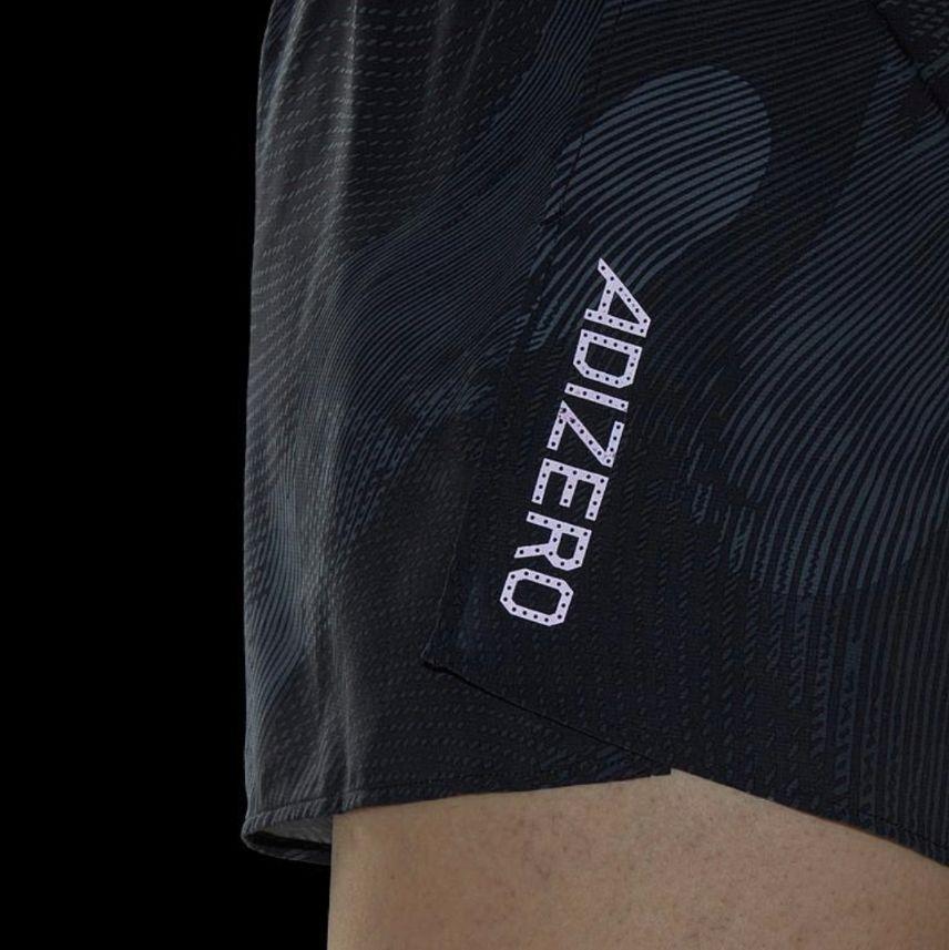■adidas ADIZERO スプリットショーツ 黒L アディゼロ■