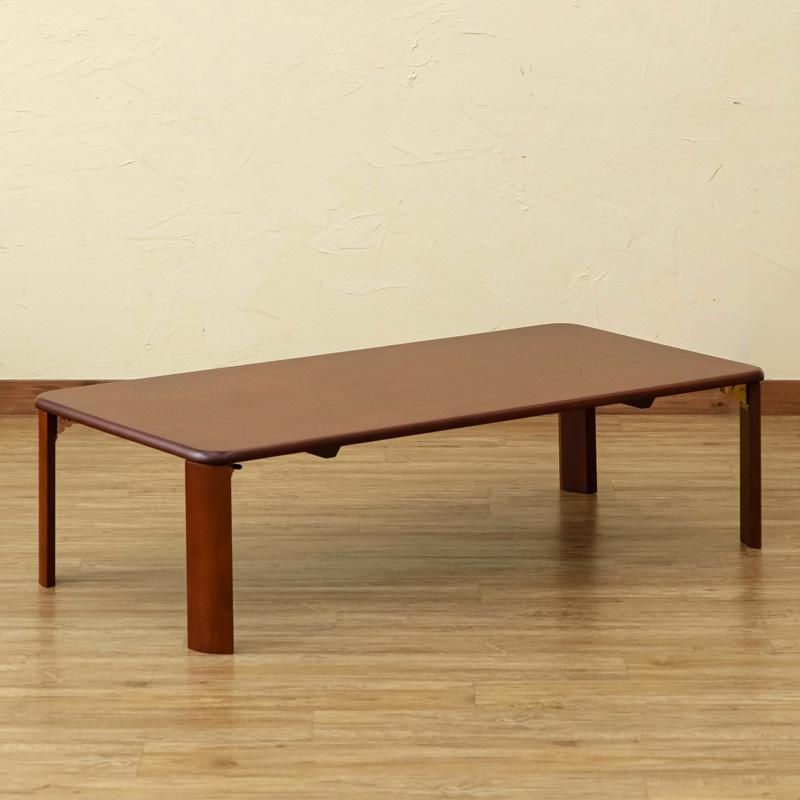 継脚付　ウッディテーブル　120×60 ナチュラル 新品・送料無料》《完成品》継脚付 ウッディテーブル 120×60 BR