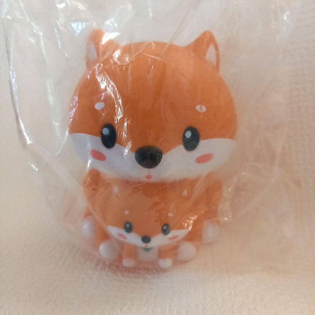 【未使用　状態良】犬の親子　貯金箱　JA ノベルティーグッズ　平成レトロ